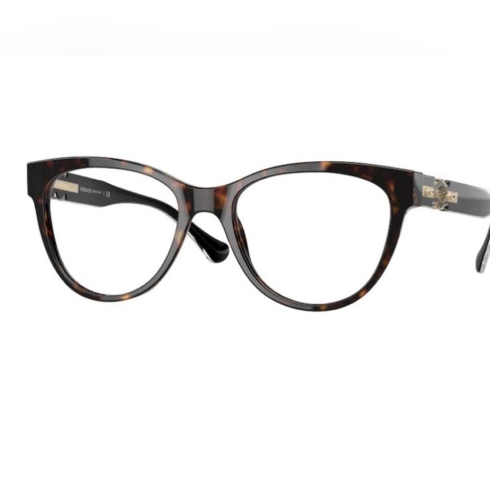 Versace Havana Brown Prescription, Progressive, transition demo Lens 0VE3304